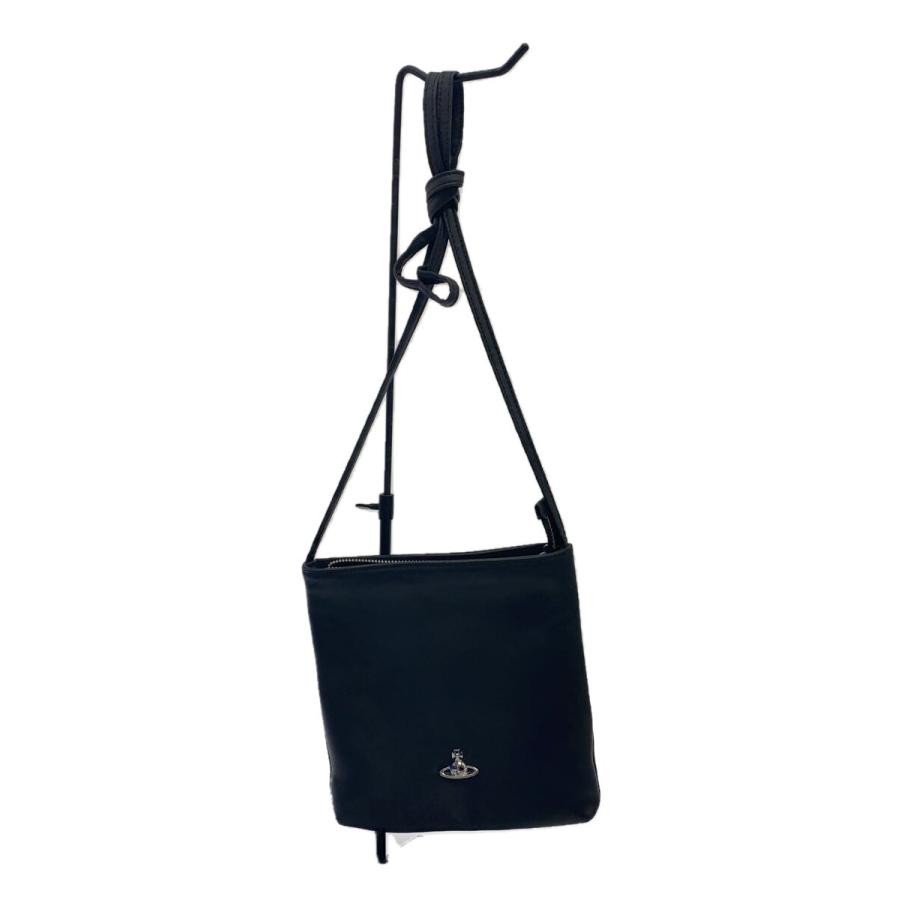 Vivienne Westwood/送料関税込み ORB SHOULDER BAG Vivienne Westwood Shoulder Bag Black Leather Orb Crossbody