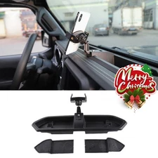 Car Dash Panel Storage Box Tray Mount Phone Holder for Jeep Wrangler JL 2018+ JT