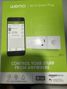 Belkin WEMO Prise de courant Smart Outlet Wi-Fi activée - Blanc (F7C063)
