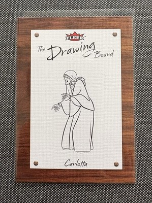 CARLOTTA 2025 Fleer Scooby-Doo THE DRAWING BOARD #18