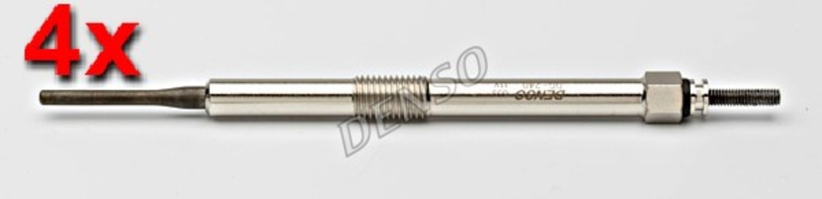 DENSO 4x Glow Plug For MINI SUBARU Trezia TOYOTA Auris Corolla 00-14 7791101