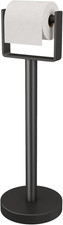 Heavy Duty Toilet Paper Holder Stand, Extra-Weighted Base No Tipping