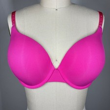 Victorias Secret Hot Pink T-Shirt Push-Up Full Coverage Bra 36D 317199-QE7