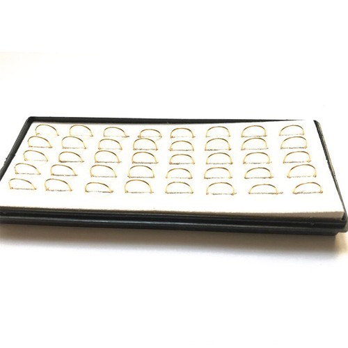 Stainless Steel Colorful Nose Ring Nostril Ring Body Piercing Jewelry 40pcs/box - Picture 12 of 13