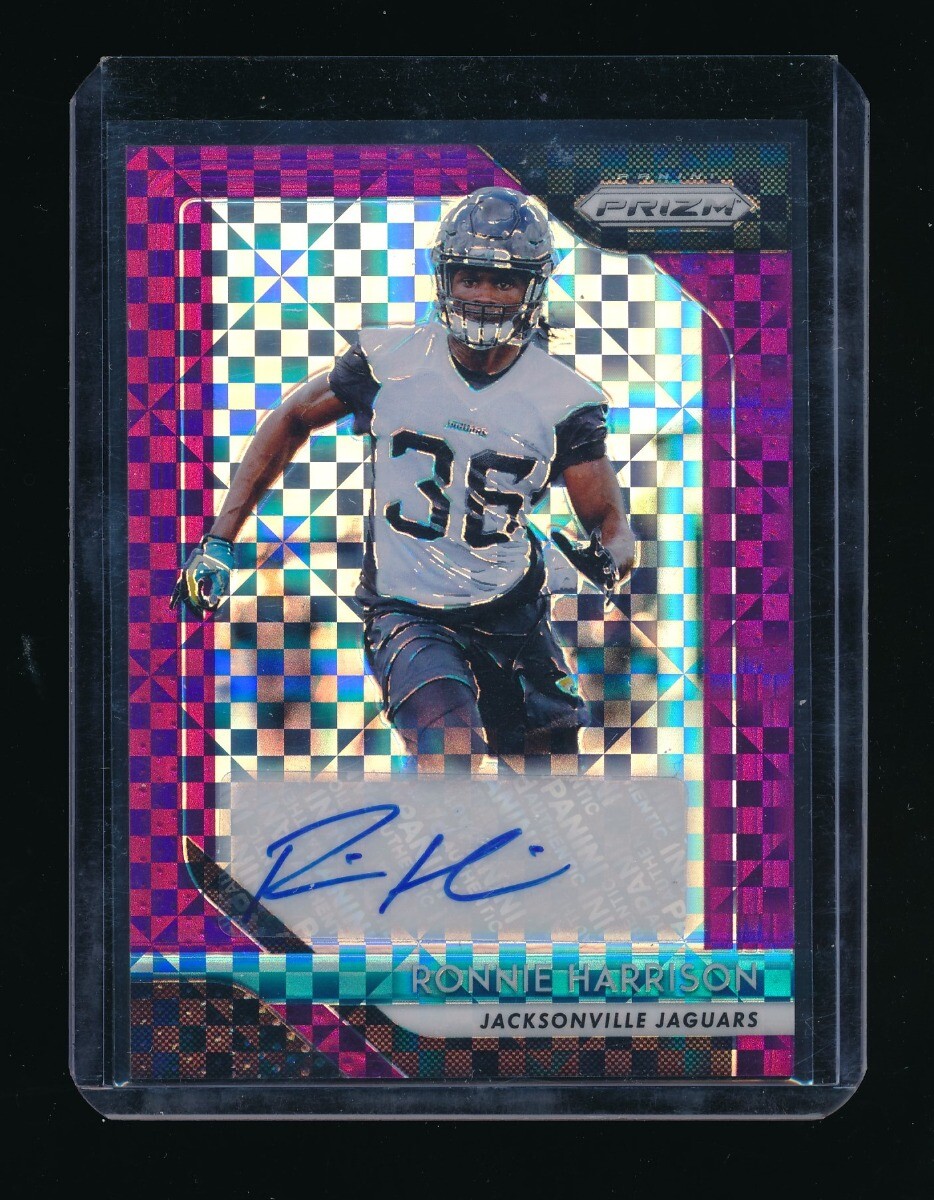 RONNIE HARRISON 2018 PANINI PRIZM PRIZMS PURPLE POWER RC AUTO #/49