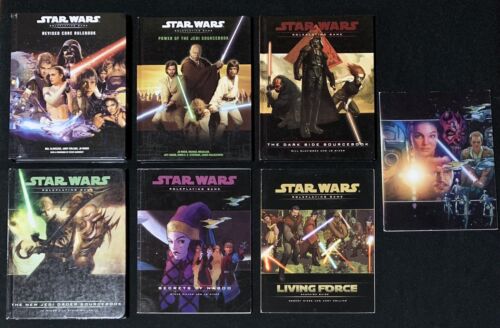 Star Wars RPG (6) book lot + GM screen rulebook sourcebooks WotC 2001 used fair - Picture 1 of 22
