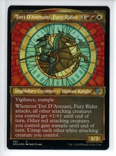 TORI D'AVENANT, FURY RIDER (TE Dominaria United TEXTURED FOIL #363 DMU(NM+)(MTG)