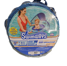 Swimways Premium Baby Springfloat With Sun Canopy 9-24 months Pack & Go Unopened