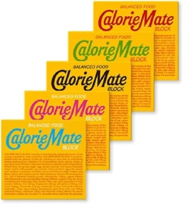 Otsuka Calorie Mate Block 5 type Set ( 4 Sticks ) Japan