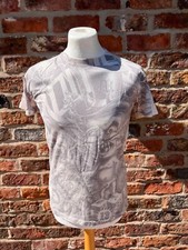 Devil Gent Minute Mirth Skull T-shirt Shiroi Neko Stone Washed Medium 38