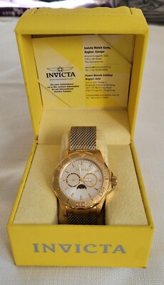 New in Box Invicta Pro Diver Sea Wizard III Mother Of Pearl Quartz Watch