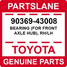 TOYOTA GENUINE AVALON CAMRY LEXUS ES300 RX300 FRONT WHEEL BEARING OEM 9036943008