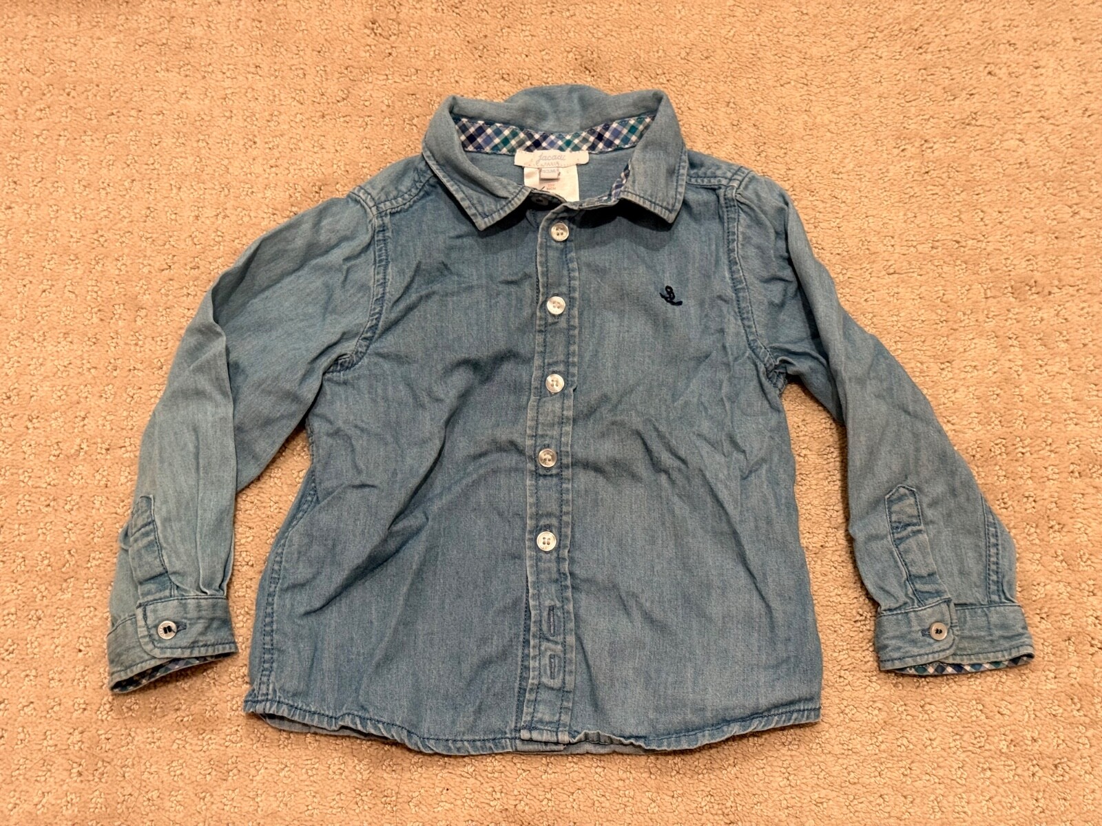 Jacadi Paris Boy 5 Piece Bundle Shirts & Cardigan Sweater Sizes 18m, 23m, 2T image 8