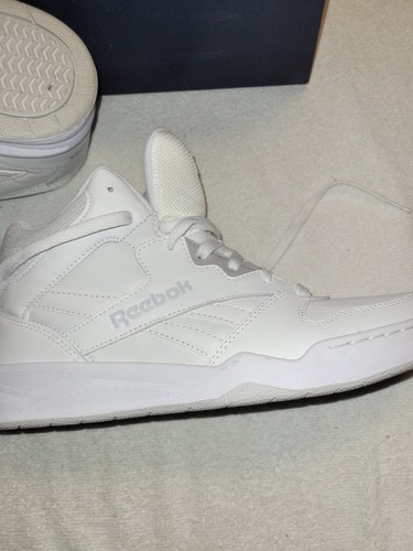 REEBOK ROYAL BB4500 H2 HIGH HI2 BIANCO/GRIGIO CLASSICO BASKET UOMO Taglia 8,5 - Foto 9 di 13