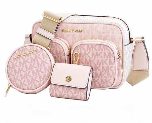 Sac Michael Kors sac à bandoulière Jet Set Item MD PKT Xbody P. BlushMulti neuf - Photo 6 sur 12