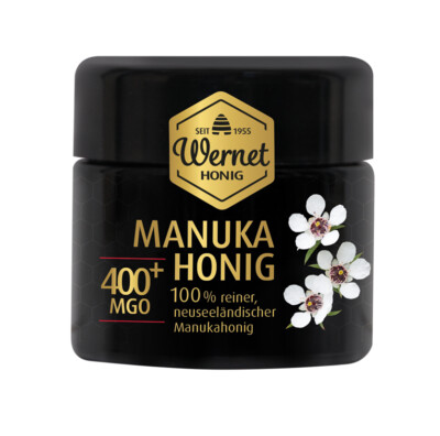 Manuka Honig MGO 400+ 125g Premium Honig aus Neuseeland UV-Schutzglas