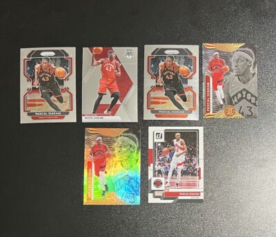 Paskal Siakam Lot Of 18 Toronto Raptors Panini NBA Basketball Cards
