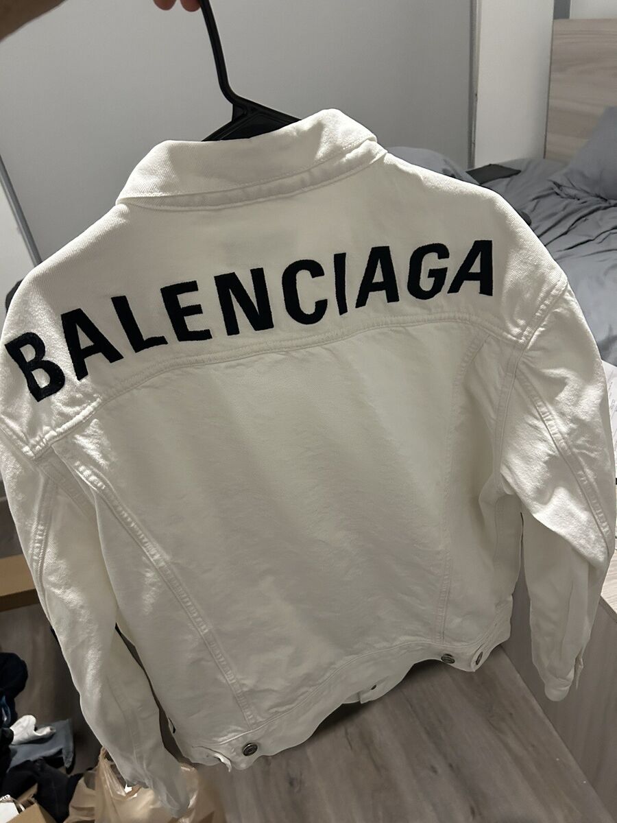 balenciaga denim jacket men White | eBay balenciaga denim jacket men White | eBay
