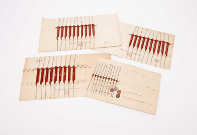 Vintage TEXAS INSTRUMENTS Carbon Resistors Lot - 3.83M, 6.19M, 9.09M - See Photo