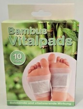 Bambus-Pflaster 🩺 10 Stück Vital-Pads/Wellness "Belebend+Vitalisierend" NEU OVP