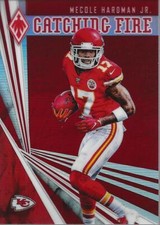 2019 Panini Phoenix Catching Fire Red #6 Mecole Hardman Jr. /299 - NM-MT
