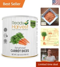 Long-Term Supply Canned Carrots - 3lbs, No Preservatives, Pack for Survival