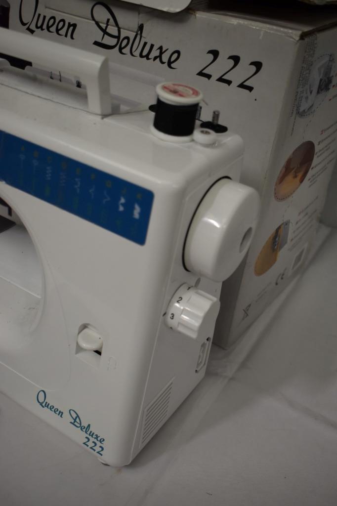 Queen Deluxe 222 Electric Sewing Machine C10 eBay