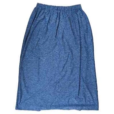 Handmade Cobalt blue elastic waist maxi skirt