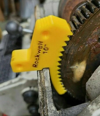 Rockwell Delta 10" Lathe Spindle Lock Wedge Stop - Remove & Install Chuck