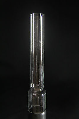 OIL LAMP CHIMNEY- Kosmos Chimney 6''' (ligne)  1  5/16''  Clear,  Short