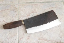 Crude - Premium Chinese Cleaver Vegetable Chef Knife, 8 inch Carbon Steel