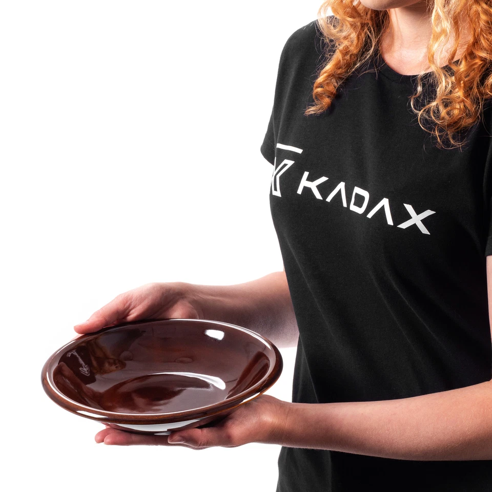 KADAX Teller aus Ton mit Keramikschicht, Speiseteller, Tief, 23 cm, 2 Stück - Bild 3 von 4