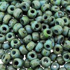 Miyuki Round Seed Beads Size 6/0 BULK 50GM Picasso Seafoam Green 6-4514