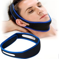 Snore Stop Anti Snoring Chin Strap Sleep Apnea Belt Snoreless Sleep Jaw Solution