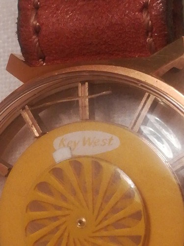 OROLOGIO COCKTAIL misterioso quadrante caleidoscopico manuale KEY WEST 35mm - Foto 7 di 8