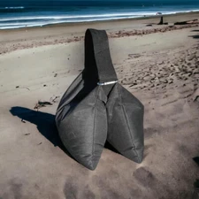 Sandbaggy Saddle Sandbags For Photography - 15 lbs Pre Filled With Sand - Black