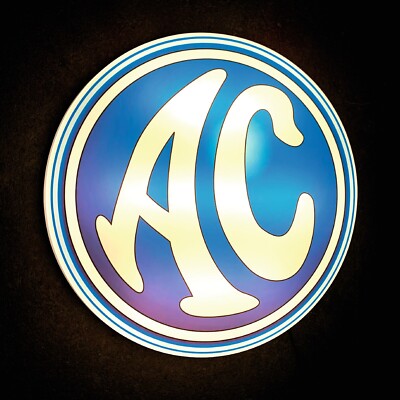 AC CARS 1996-2022 LED BELEUCHTET WANDSCHILD LEUCHTKASTEN GARAGE SHELBY COBRA GT