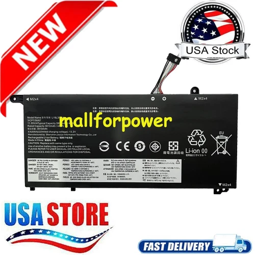 Battery for Lenovo ThinkBook 14 G2 ITL are 14 G3 ACL 14 G4 ABA 15 G2 ITL are