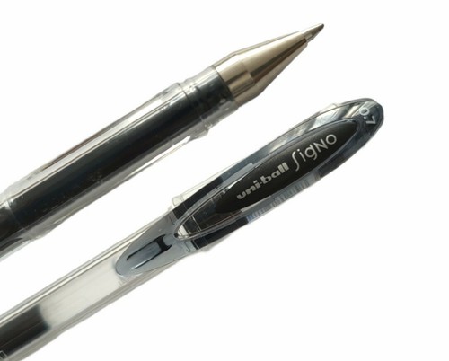 6 X UNI-BALL SIGNO UM-120 GEL TINTA RODILLO BOLÍGRAFO - 0,7 mm fino - tinta negra - Imagen 4 de 4