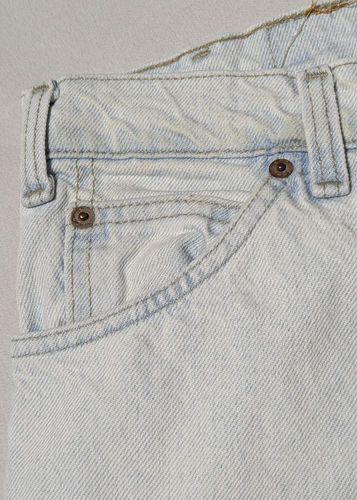 VTG 1994 LEVIS 550 Orange Tab Jeans Light Wash - Men 36x34 Made In USA - Picture 13 of 22