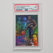 1997-98 Flair Showcase Legacy Collection Row 1 #68 Chris Webber 083/100 PSA 9