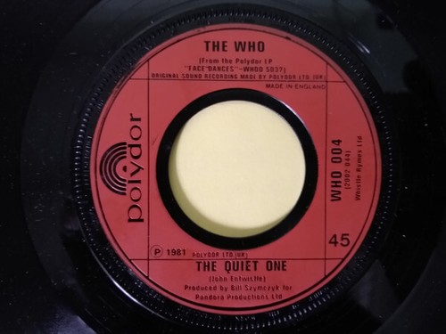 The Who - You Better You Bet 7", Single Very Good (VG) - Picture 4 of 4
