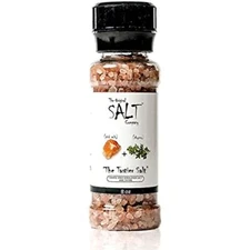 Kasa Style By The Original Salt Company Himalayan Rock Salt Grinder and Thyme