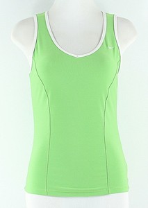 Nike L Lime White Polyester Spandex Tank Top H312 | eBay