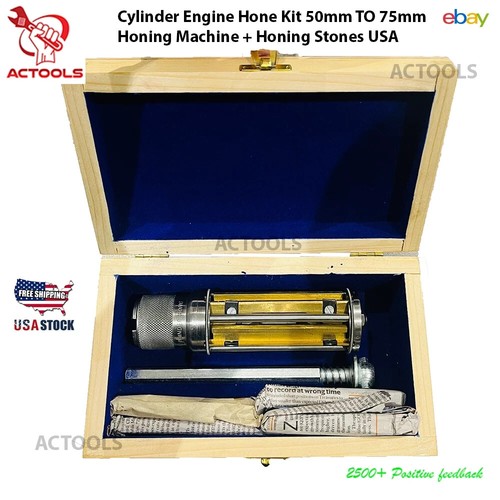 Engine Cylinder Hone Kit with 4 Honing Stones – All Sizes – Tool Set USA - Picture 23 of 43