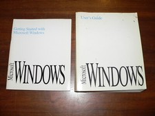 Vintage Microsoft Windows 3.1 User's Guide and Getting Started Reference Books