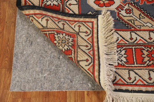Vintage Geometric Wool Anatolian Turkish Area Rug 6x10 ft. Hand-knotted Carpet - Picture 8 of 20