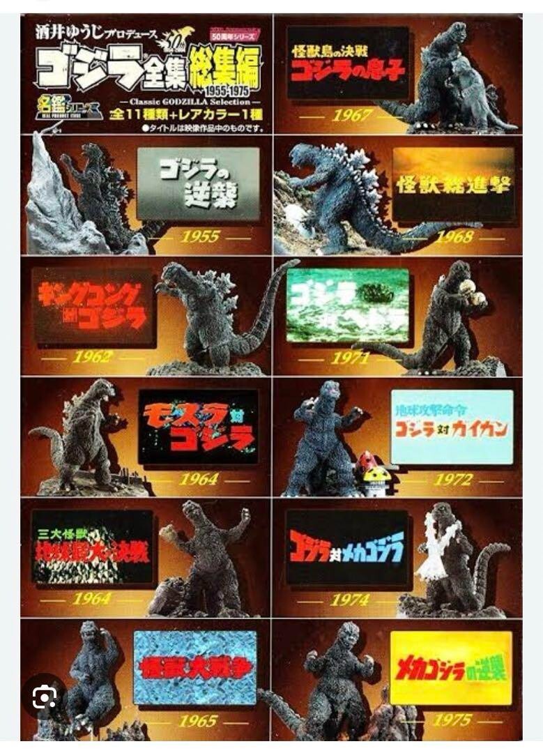 Godzilla Complete Works Compilation Produced Yuji Sakai 50th All