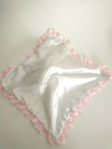 Carter's Lovey Bear Plush Rattle Baby Security Blanket Animal Print Pink Raffles - Picture 2 of 3