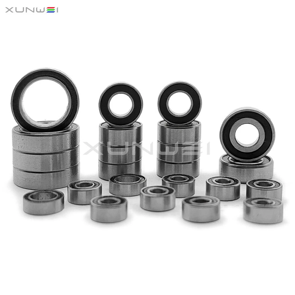 24pcs Bearings Kit for Team Associated B6.3 B6.3D B6.2 RC10B6.3 RC10B6.2 Buggy - Image 4 of 4